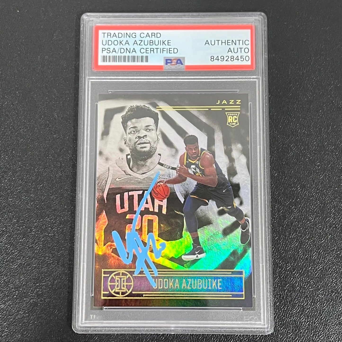 2020-21 Panini Illusions #193 Udoka Azubuike RC AUTO 10 Signed Card PSA/DNA Enca