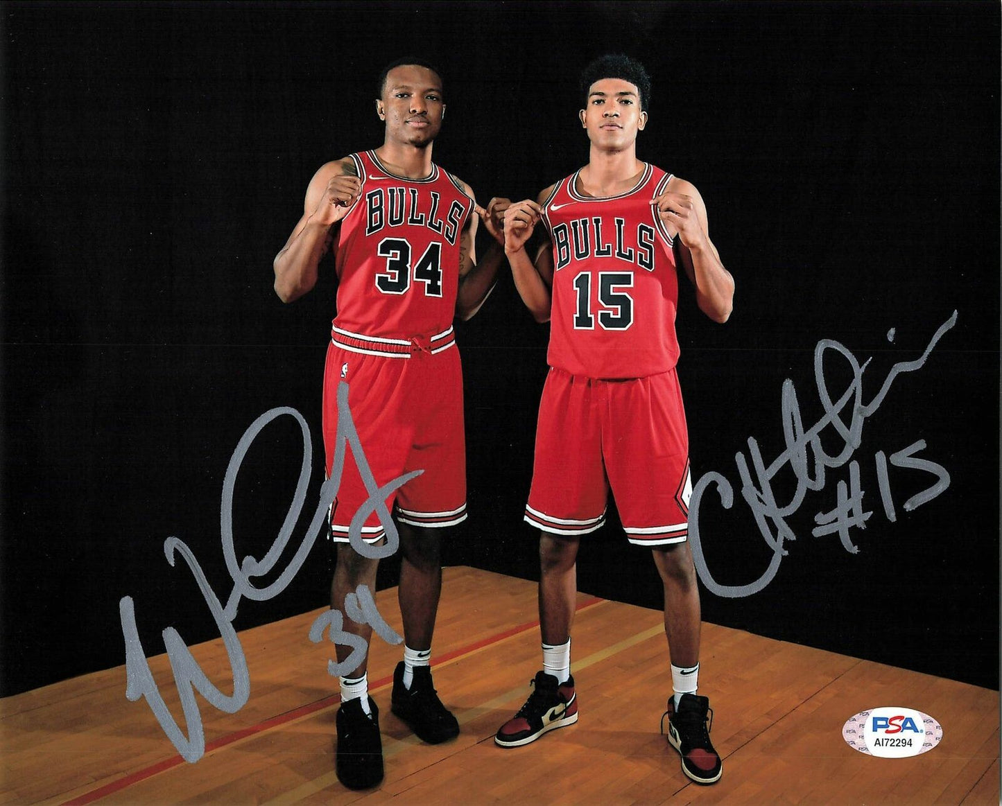 CHANDLER HUTCHISON Wendell Carter Jr. signed 8x10 Photo PSA/DNA Chicago Bulls