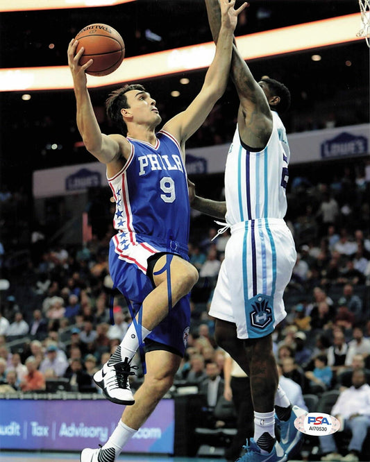 Dario Saric signed 8x10 photo PSA/DNA Philadelphia 76ers Autographed