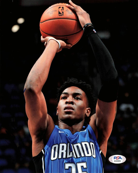 Wesley Iwundu signed 8x10 Photo PSA/DNA Orlando Magic Autographed