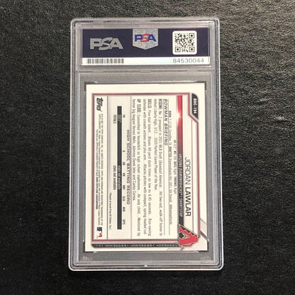 2021 Bowman Chrome #BDC-194 Jordan Lawlar Signed Card PSA Auto RC