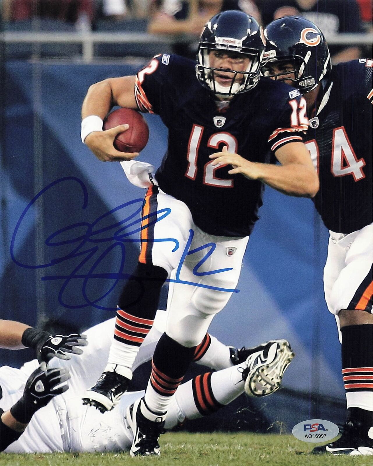 CALEB HANIE Signed 8x10 photo PSA/DNA Chicago Bears Autographed