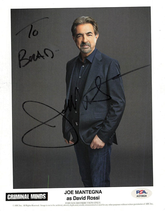 Joe Mantegna signed 8x10 photo PSA/DNA Autographed Actor