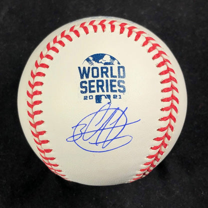 Jose Siri signed 2021 World Series baseball PSA/DNA Houston Astros autographed