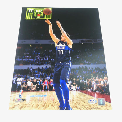 Luka Doncic signed 11x14 photo PSA/DNA Dallas Mavericks Autographed