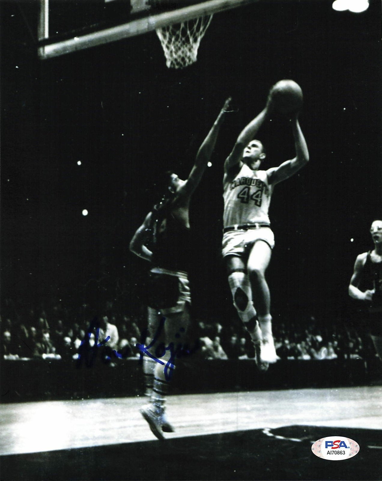 Don Kojis signed 8x10 photo PSA/DNA Marquette Golden Eagles Autographed