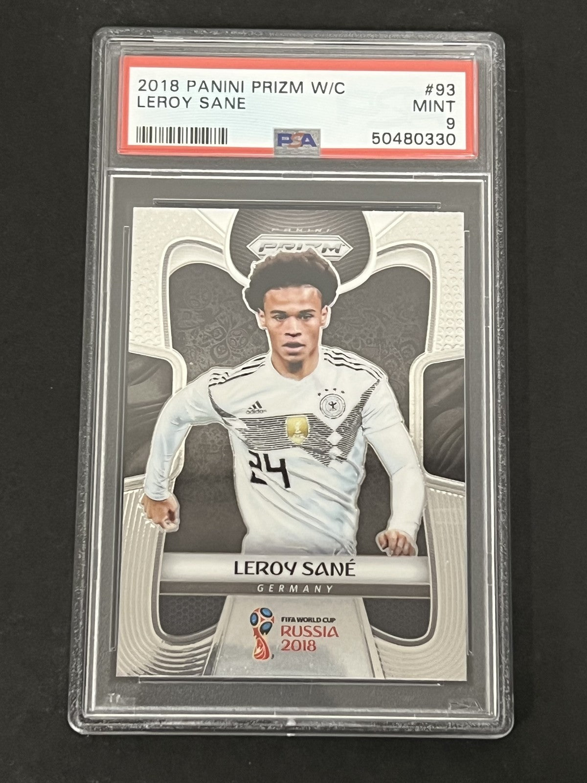 2018 Panini Prizm World Cup #93 Leroy Sane PSA 9