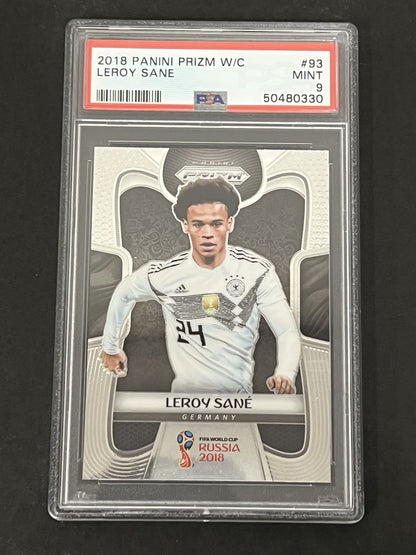 2018 Panini Prizm World Cup #93 Leroy Sane PSA 9