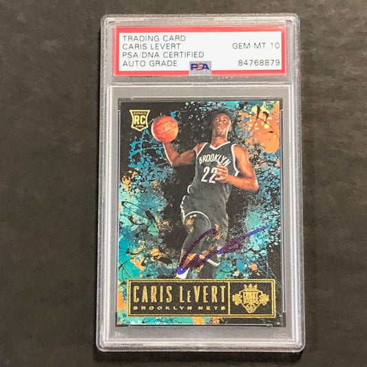 2016-17 Panini Court Kings #117 Caris Lavert Signed Card AUTO 10 PSA Slabbed Net