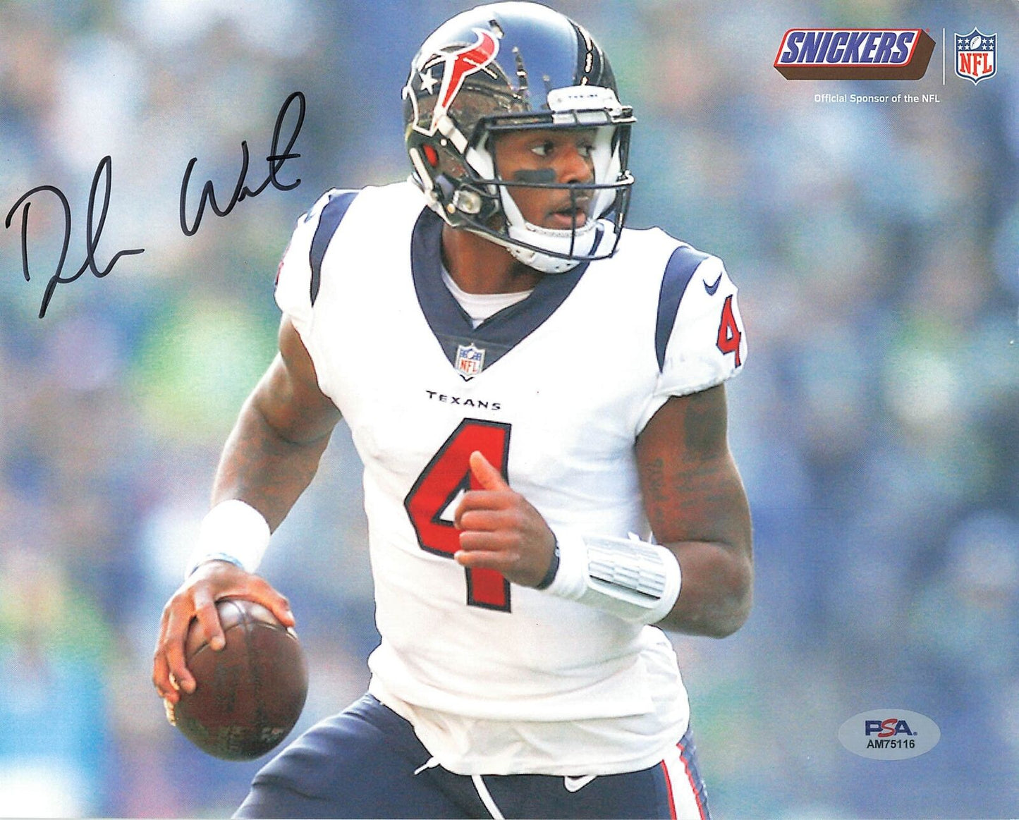 Deshaun Watson signed 8x10 photo PSA/DNA Houston Texans Autographed Browns