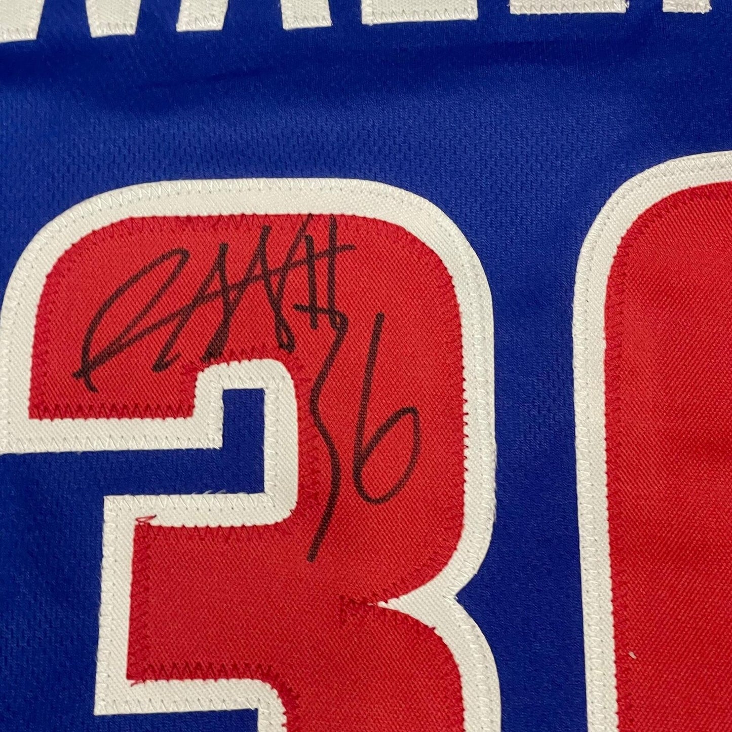 Rasheed Wallace signed Jersey Beckett Detroit Pistons Autographed