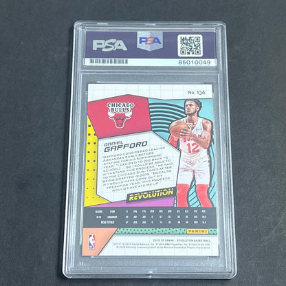 2019-20 Panini Revolution #136 Daniel Gafford Signed Card AUTO PSA Slabbed RC Bu