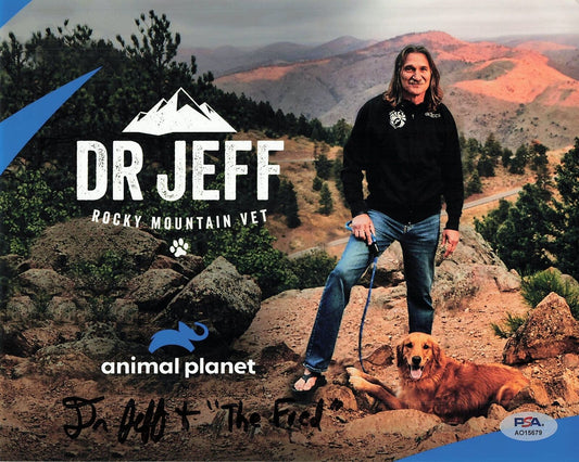 Jeff Young Signed 8x10 photo PSA Autographed Animal Planet