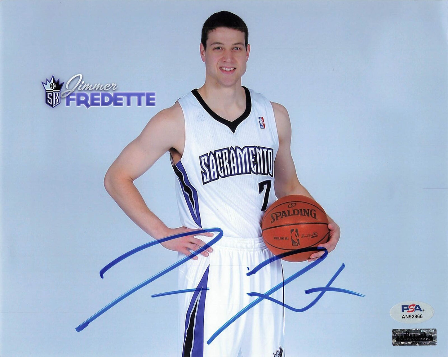 Jimmer Fredette signed 8x10 photo PSA/DNA Sacramento Kings Autographed