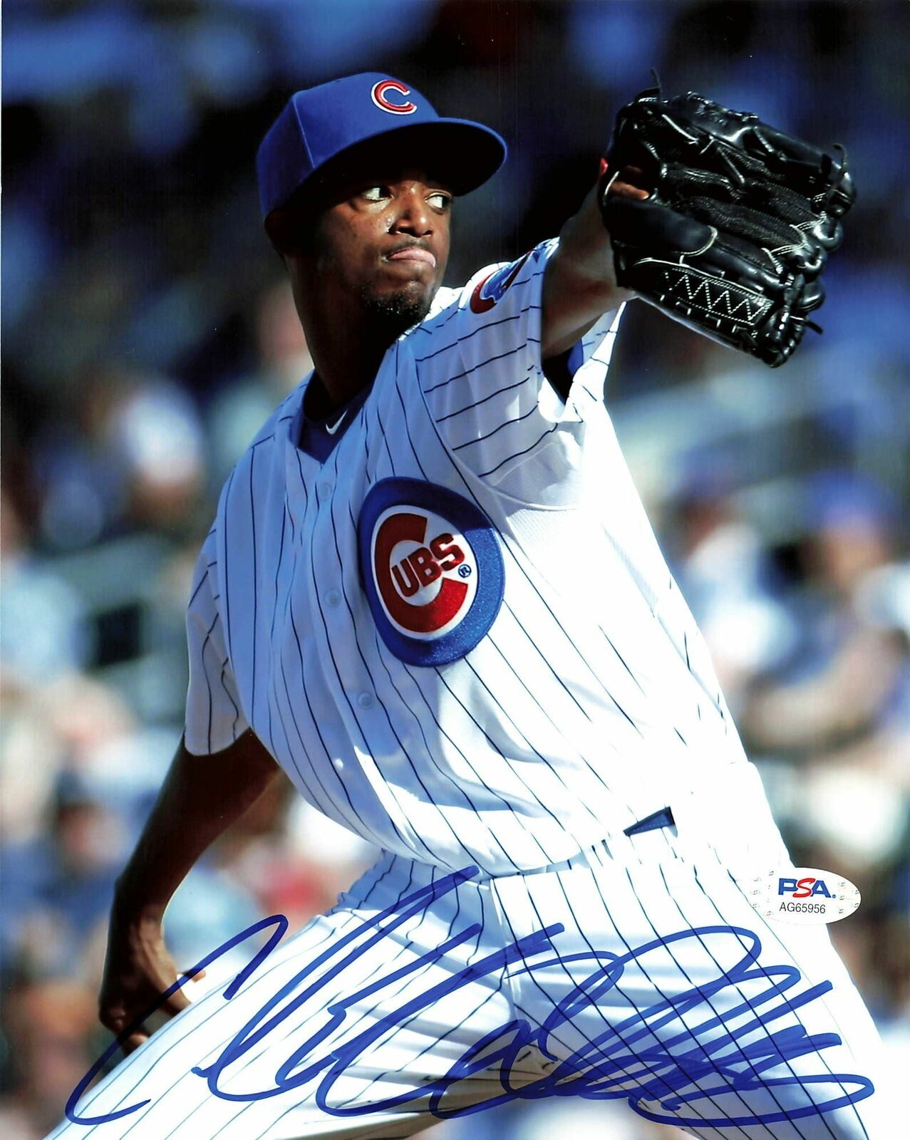 Carl Edwards Jr signed 8x10 photo PSA/DNA Chicago Cubs Autographed