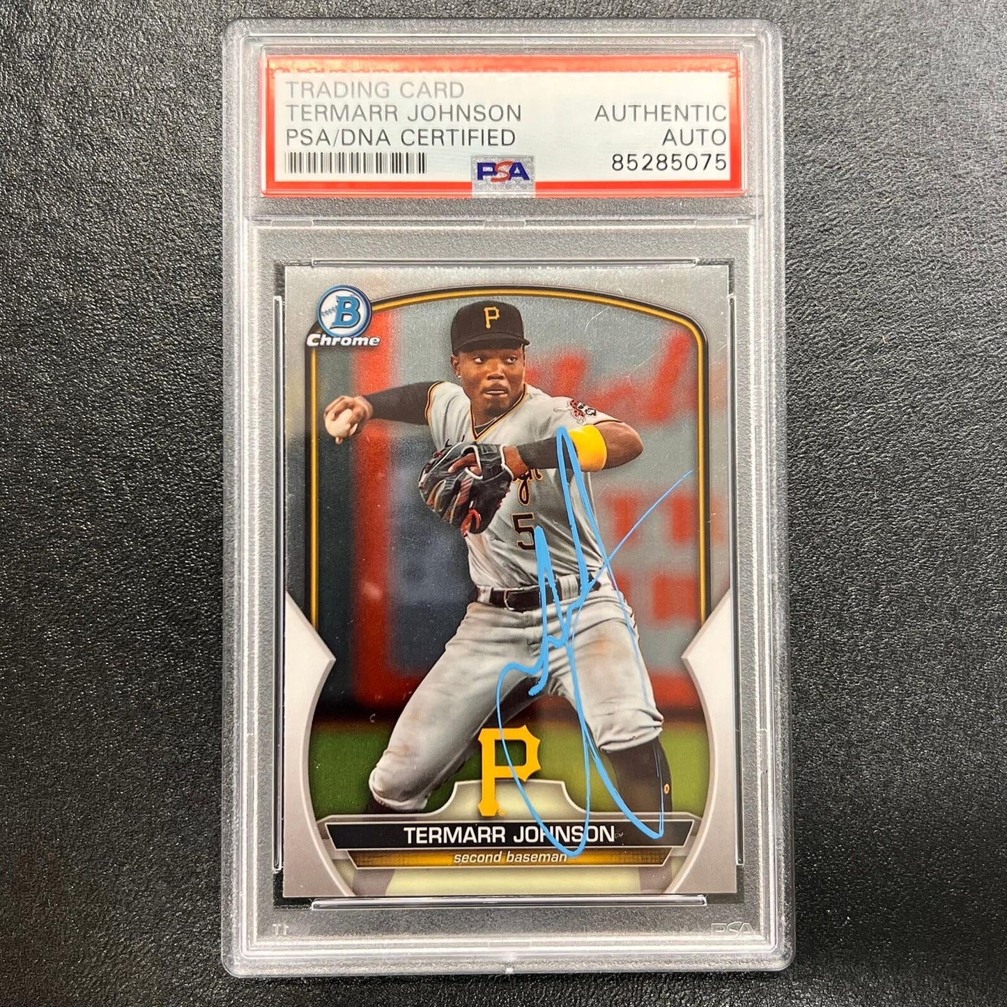 2023 Topps Bowman Chrome #BDC-65 Termarr Johnson Signed Card PSA/DNA Slabbed AUT