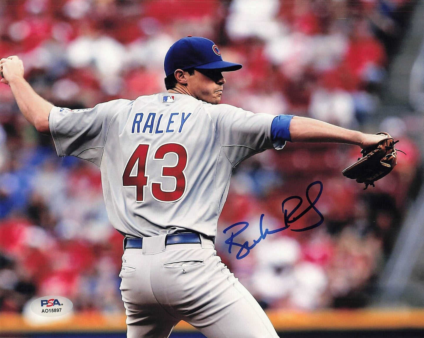 Brooks Raley signed 8x10 photo PSA/DNA New York Mets Autographed