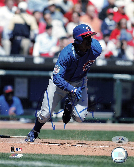 Juan Pierre signed 8x10 photo PSA/DNA Chicago Cubs Autographed