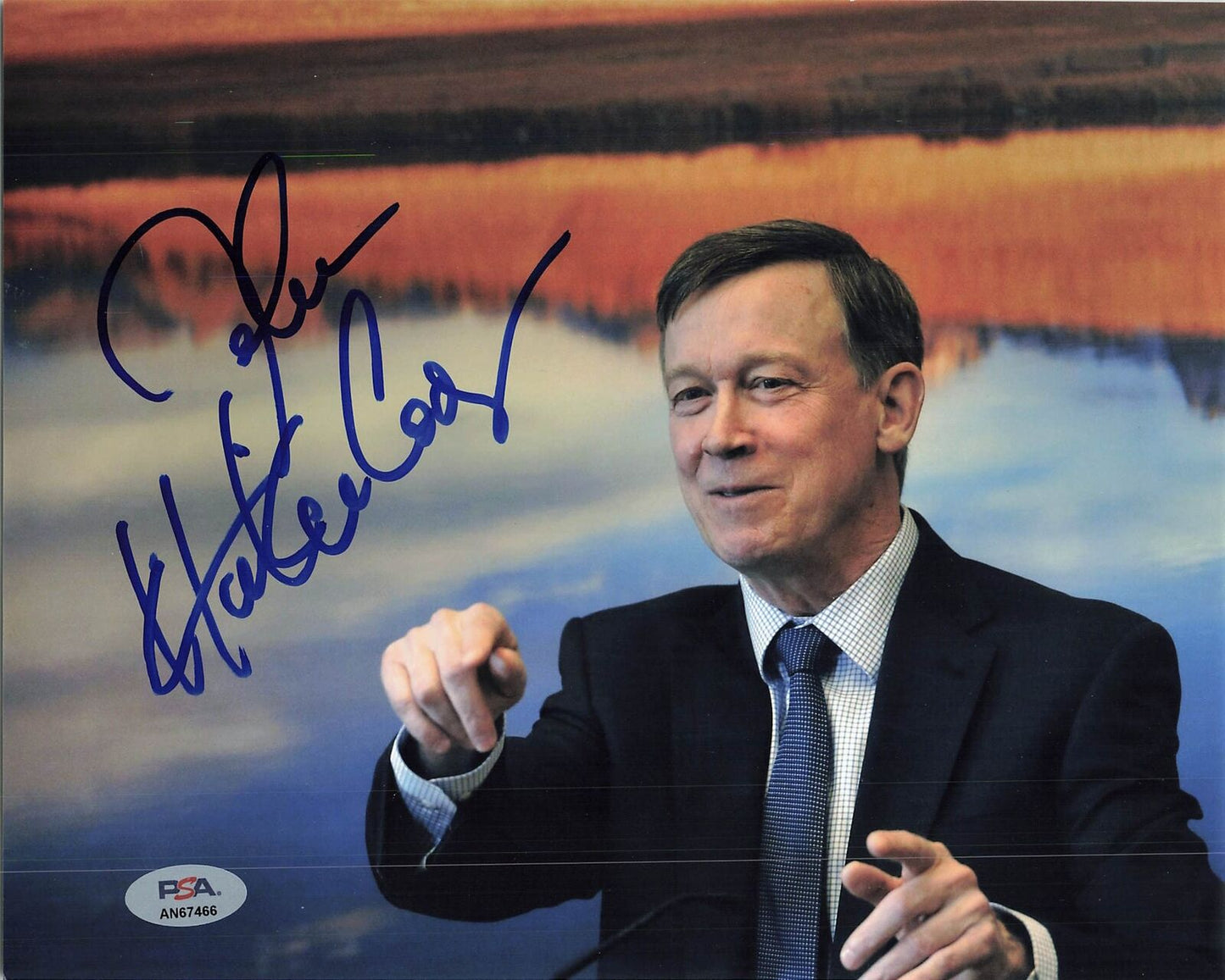 John Hickenlooper signed 8x10 photo PSA/DNA Autographed Politician