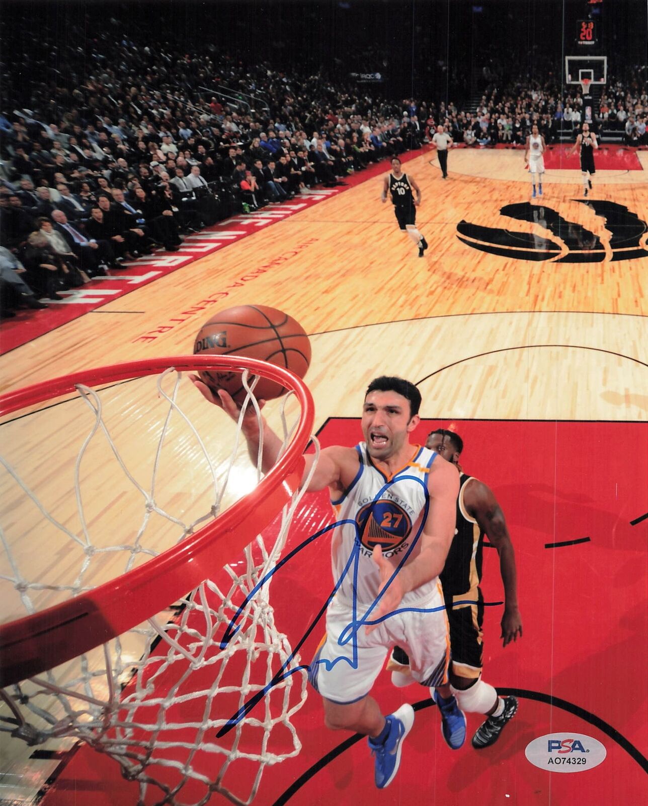 Zaza Pachulia signed 8x10 photo PSA/DNA Autographed Golden Sate Warriors