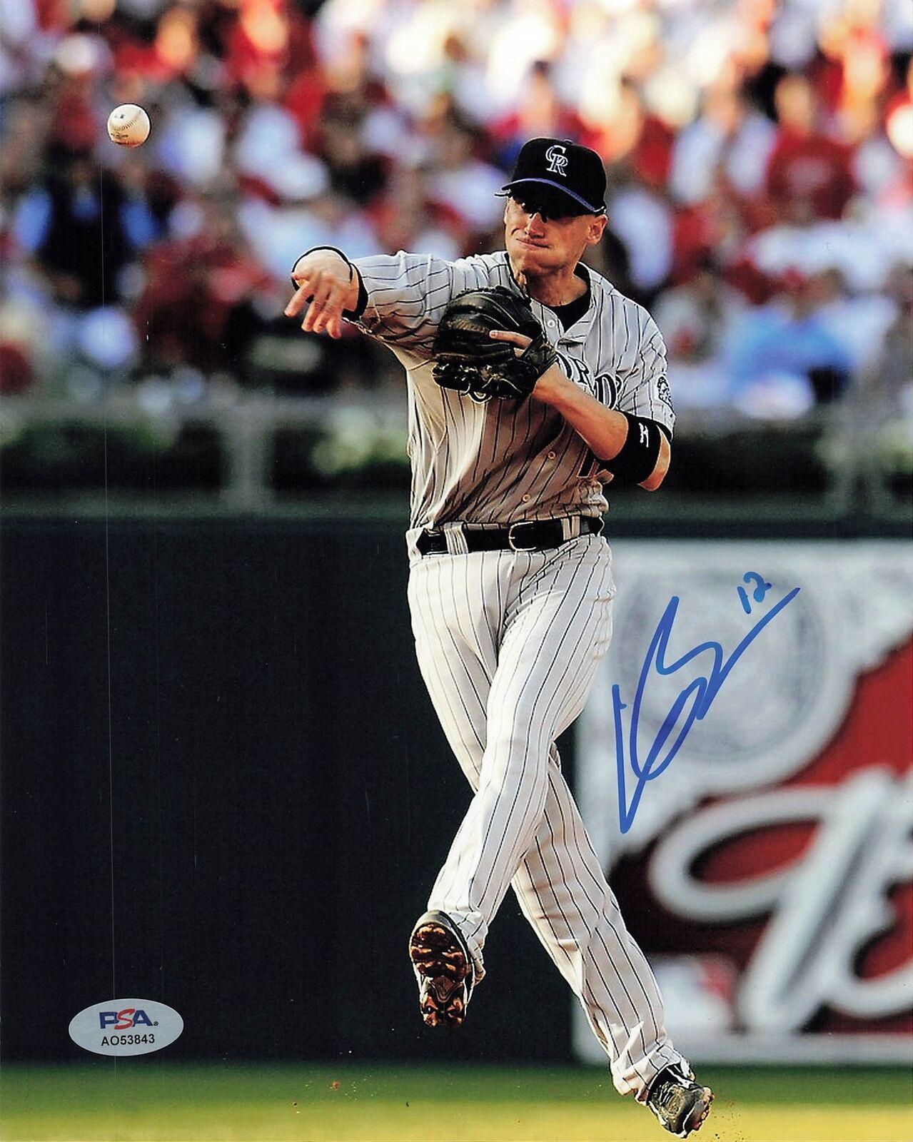 Clint Barnes signed 8x10 photo PSA/DNA Colorado Rockies Autographed