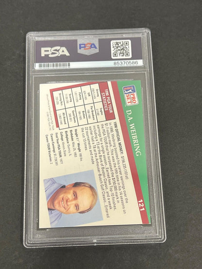 1991 Pro Set #121 D.A. Weibring Signed Card PSA/DNA Slabbed AUTO Golf