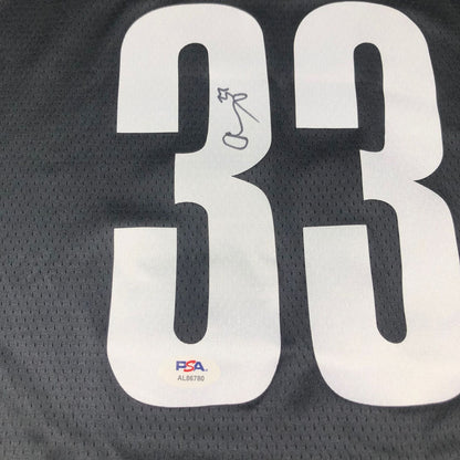 Nic Claxton Signed Jersey PSA/DNA Brooklyn Nets Autographed Black