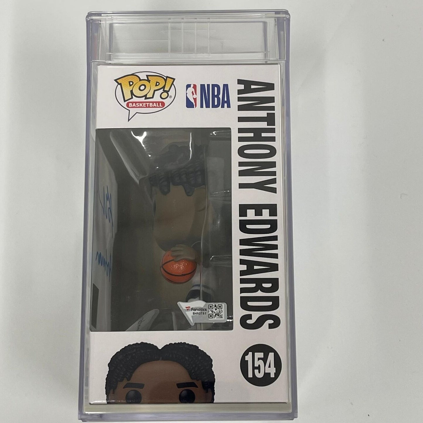 Anthony Edwards Signed Encapsulated Mint 9 Auto 8 Funko Pop PSA/DNA Minnesota Ti