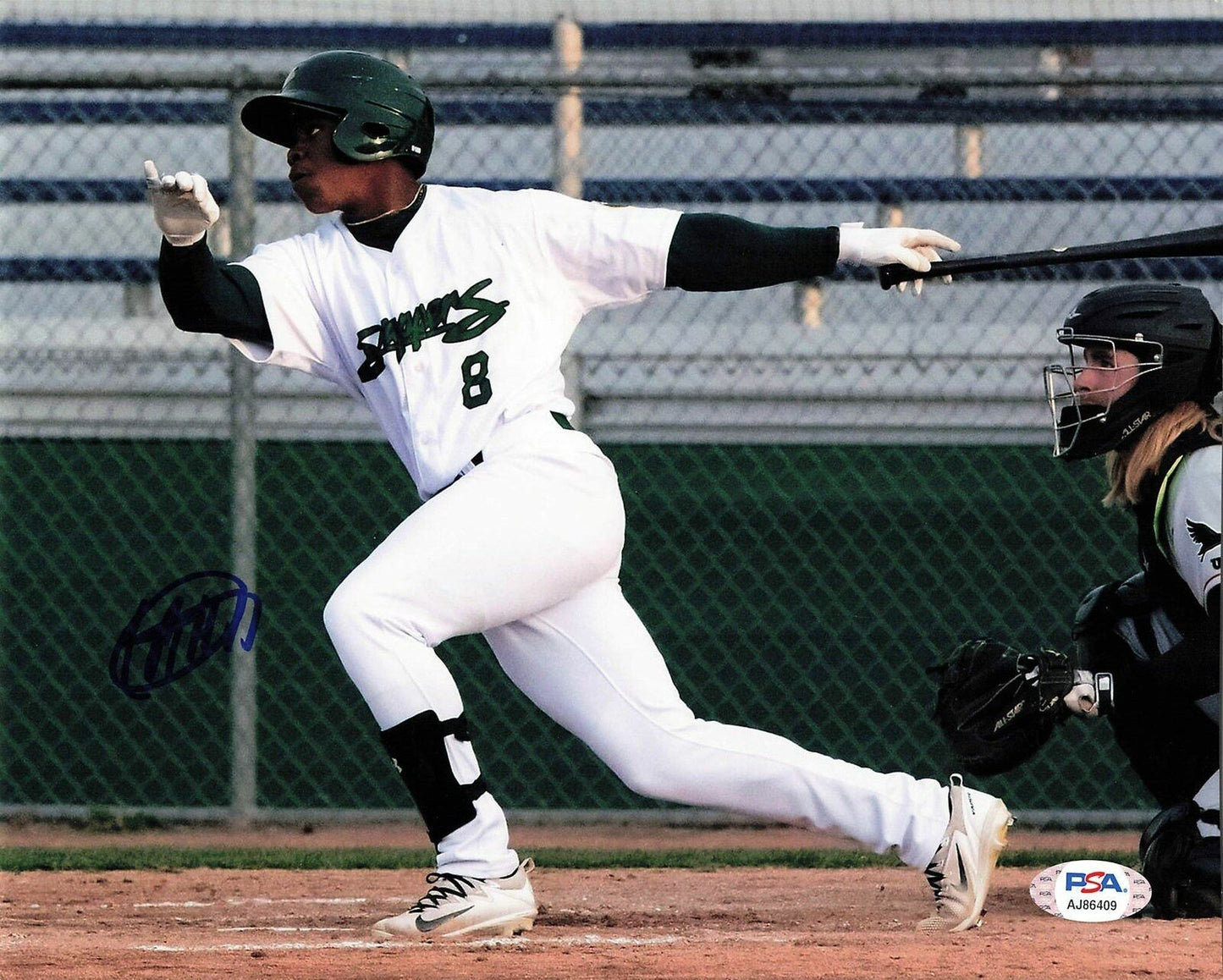 Lazaro Armenteros signed 8x10 photo PSA/DNA Oakland Athletics Autographed