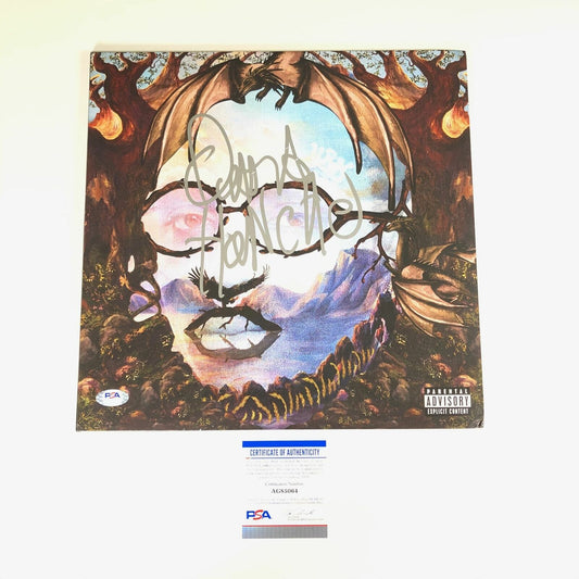 Quavo Huncho signed LP Vinyl PSA/DNA Album Autographed