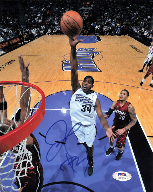 Jason Thompson signed 8x10 photo PSA/DNA Sacramento Kings Autographed