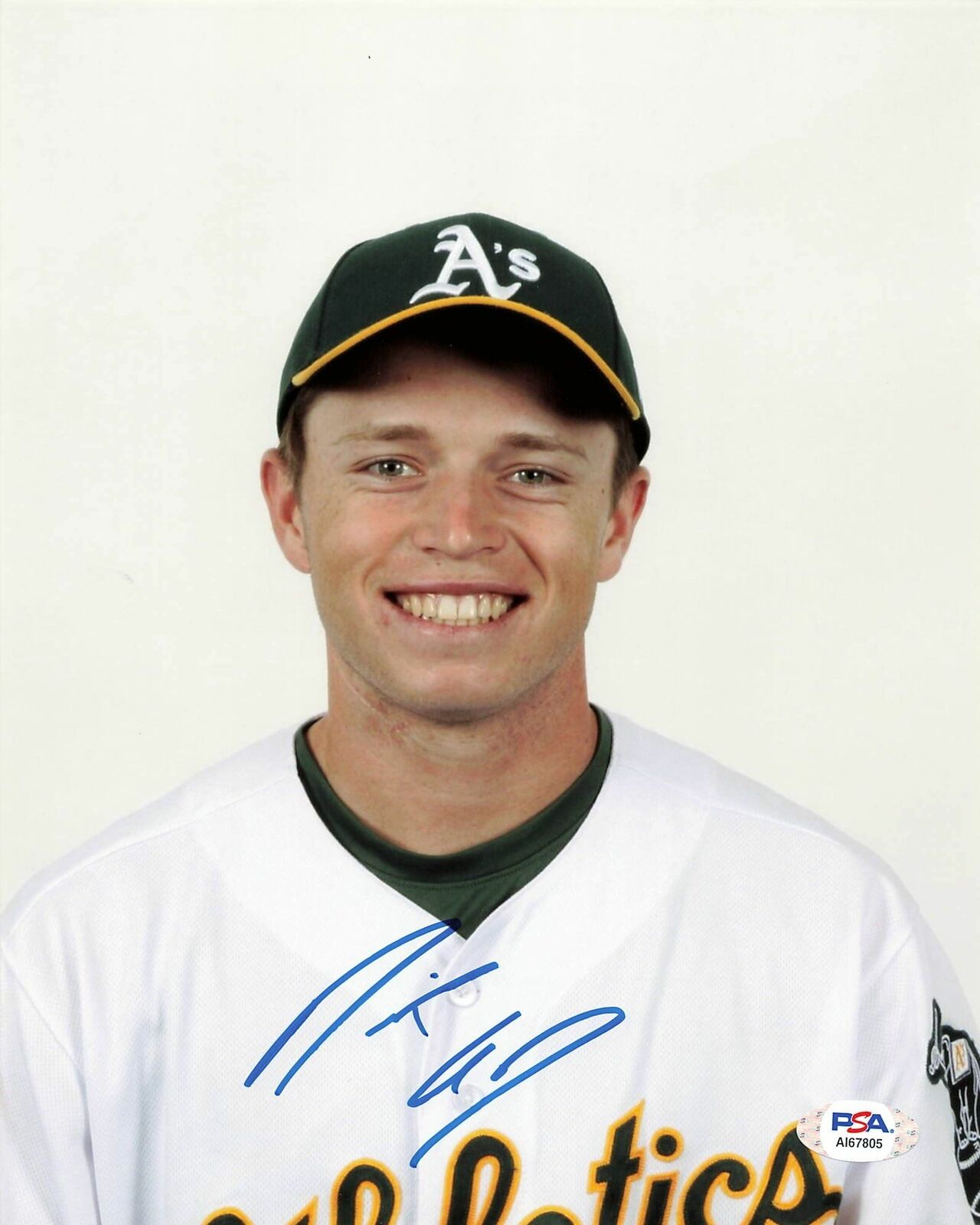 Nick Allen signed 8x10 photo PSA/DNA Oakland Athletics Autographed