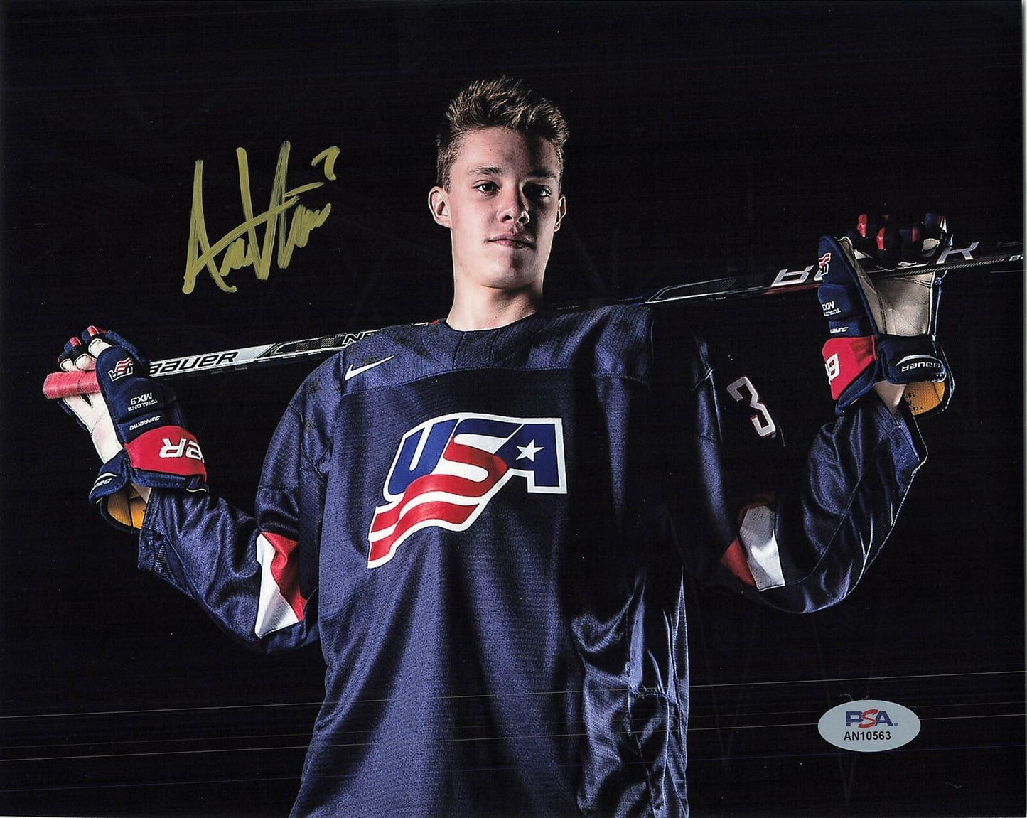 Alex Vlasic signed 8x10 photo PSA/DNA Autographed