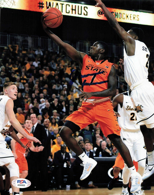 Jawun Evans signed 8x10 photo PSA/DNA Oklahoma State Cowboys Autographed