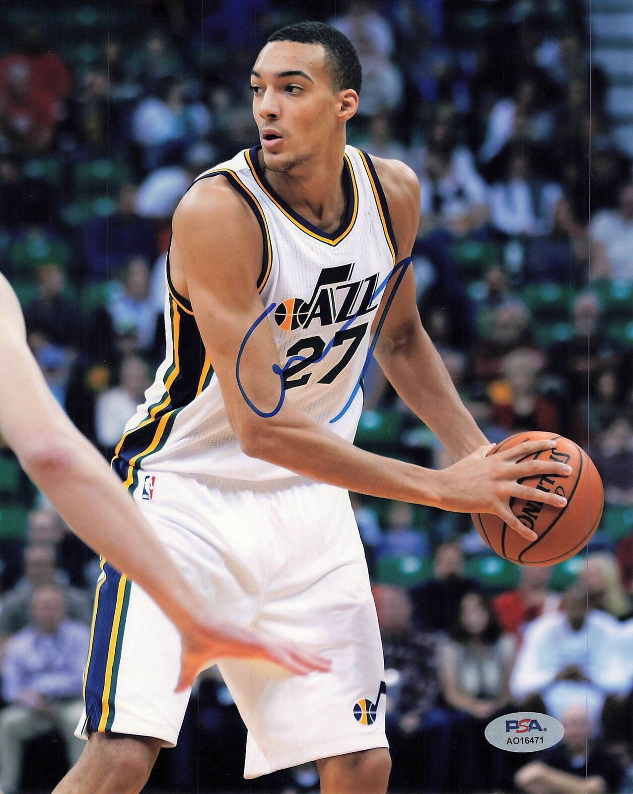 Rudy Gobert signed 8x10 photo PSA/DNA Jazz Autographed