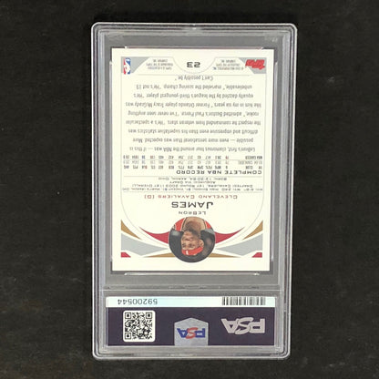 2004 Topps #23 Lebron James PSA 7 NM Cavaliers