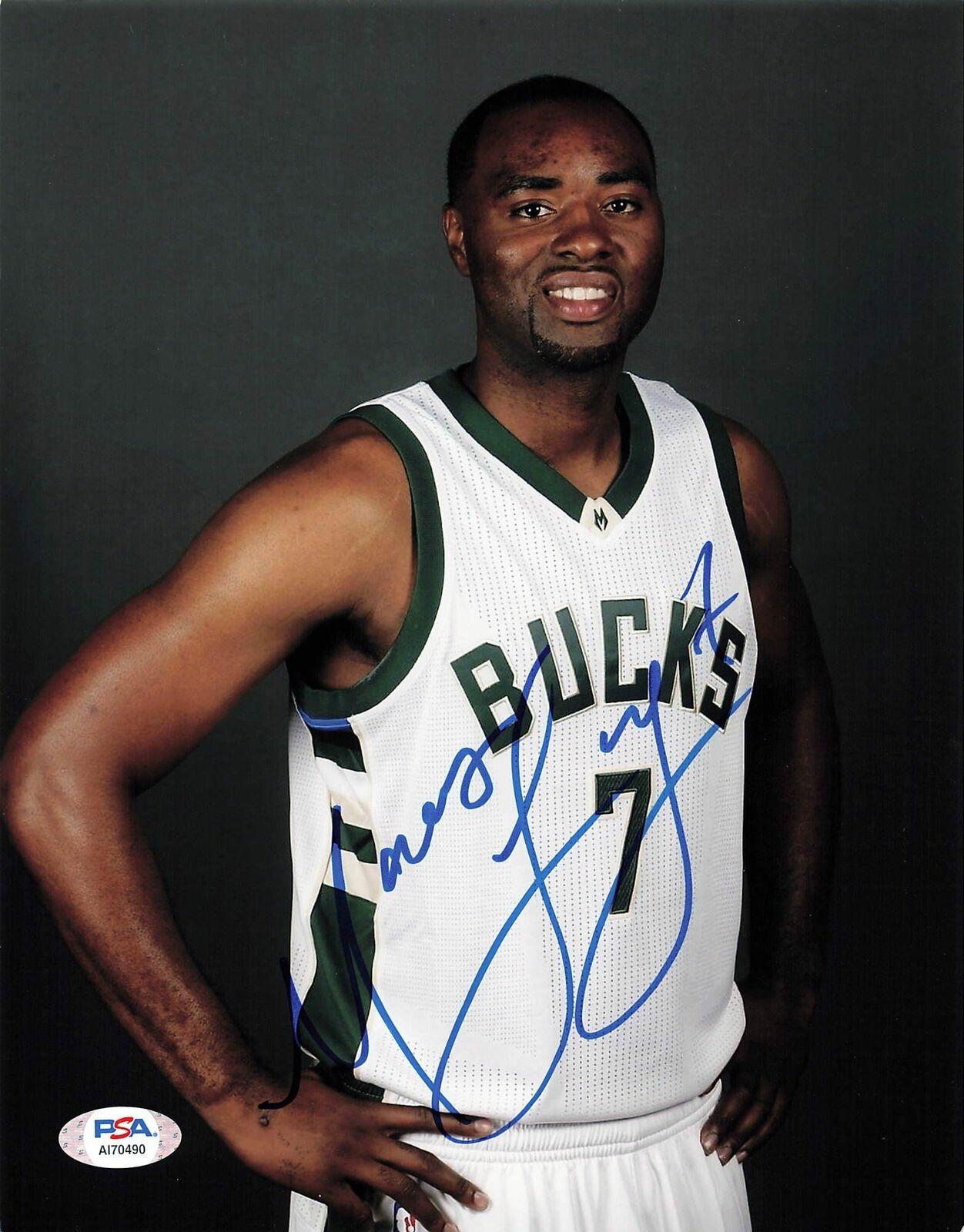 Marcus Landry signed 8x10 photo PSA/DNA Milwaukee Bucks Autographed