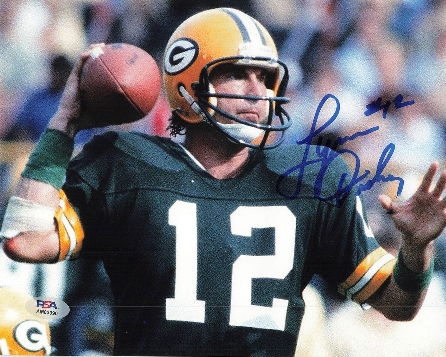 LYNN DICKEY Signed 8x10 photo PSA/DNA Green Bay Packers Autographed