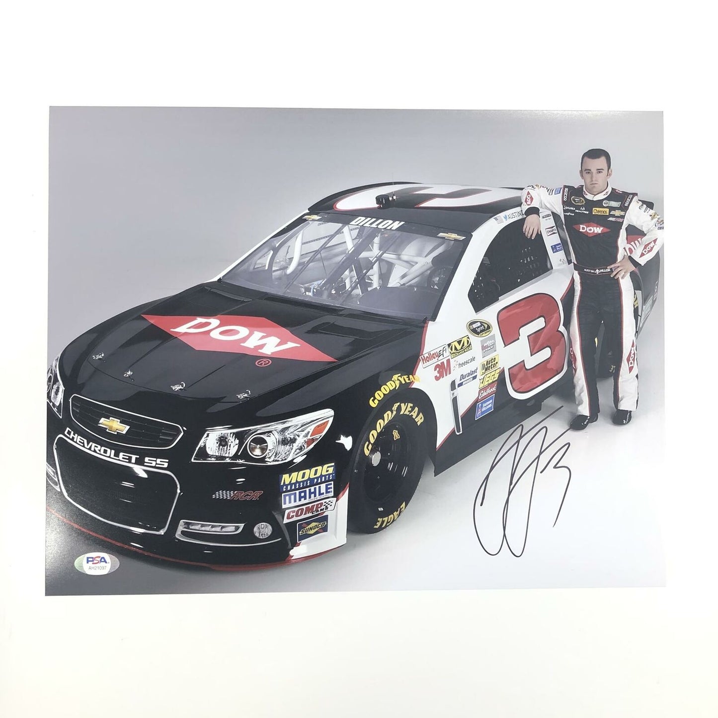 Austin Dillon signed 11x14 photo PSA/DNA Autographed Nascar