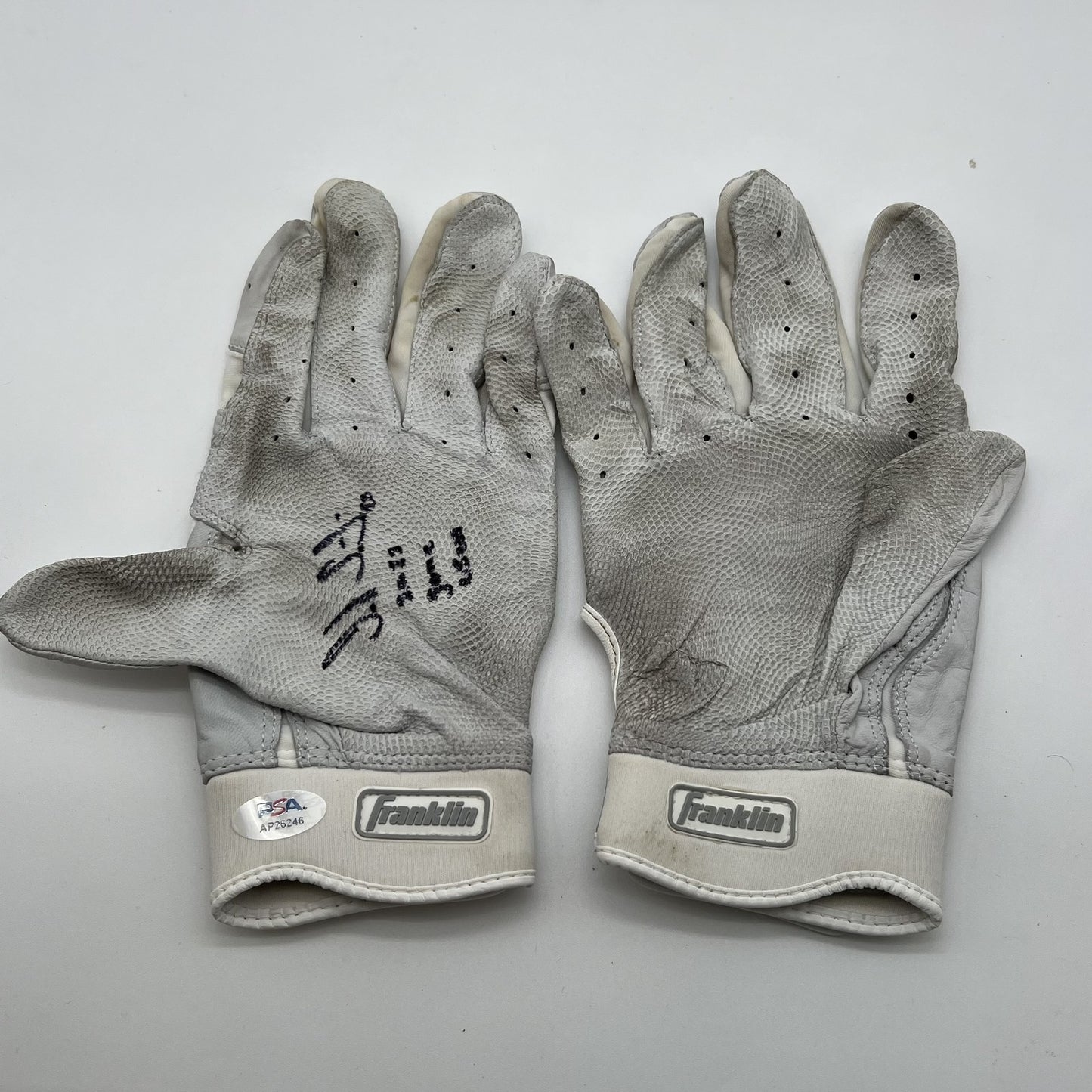 Jack Suwinski Signed Pittsburgh Pirates Batting Gloves PSA