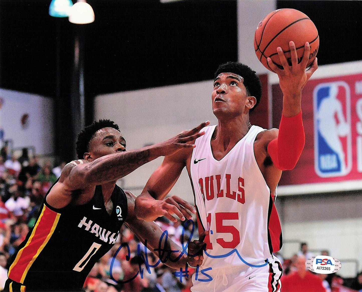 CHANDLER HUTCHISON signed 8x10 photo PSA/DNA Chicago Bulls Autographed