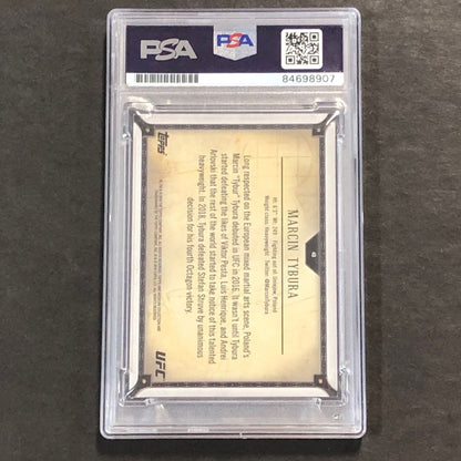 2018 Topps Trading Card Marcin Tybura Signed Card AUTO PSA/DNA Slabbed UFC