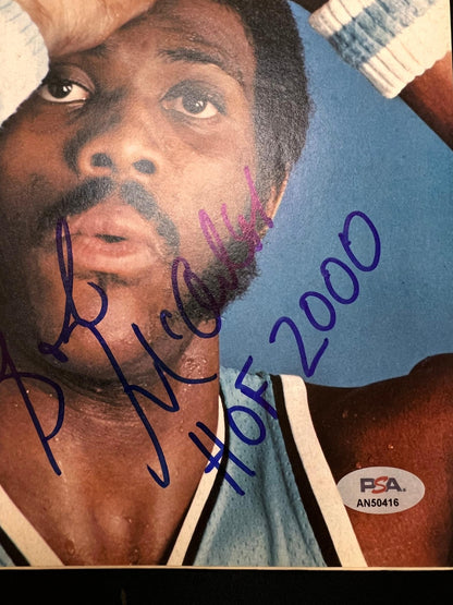 Bob McAdoo signed Sports Illustrated Magazine PSA/DNA Buffalo