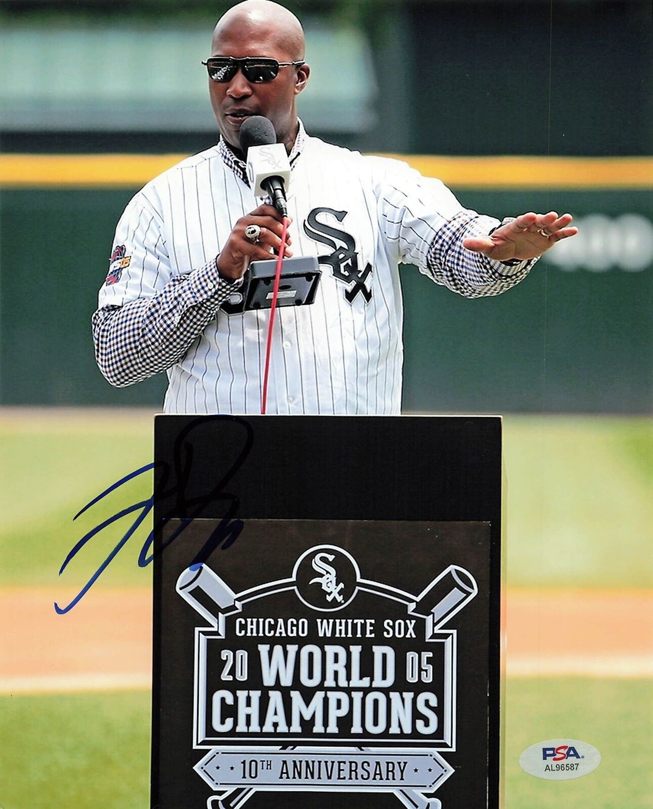 Jermaine Dye signed 8x10 photo PSA/DNA White Sox Autographed