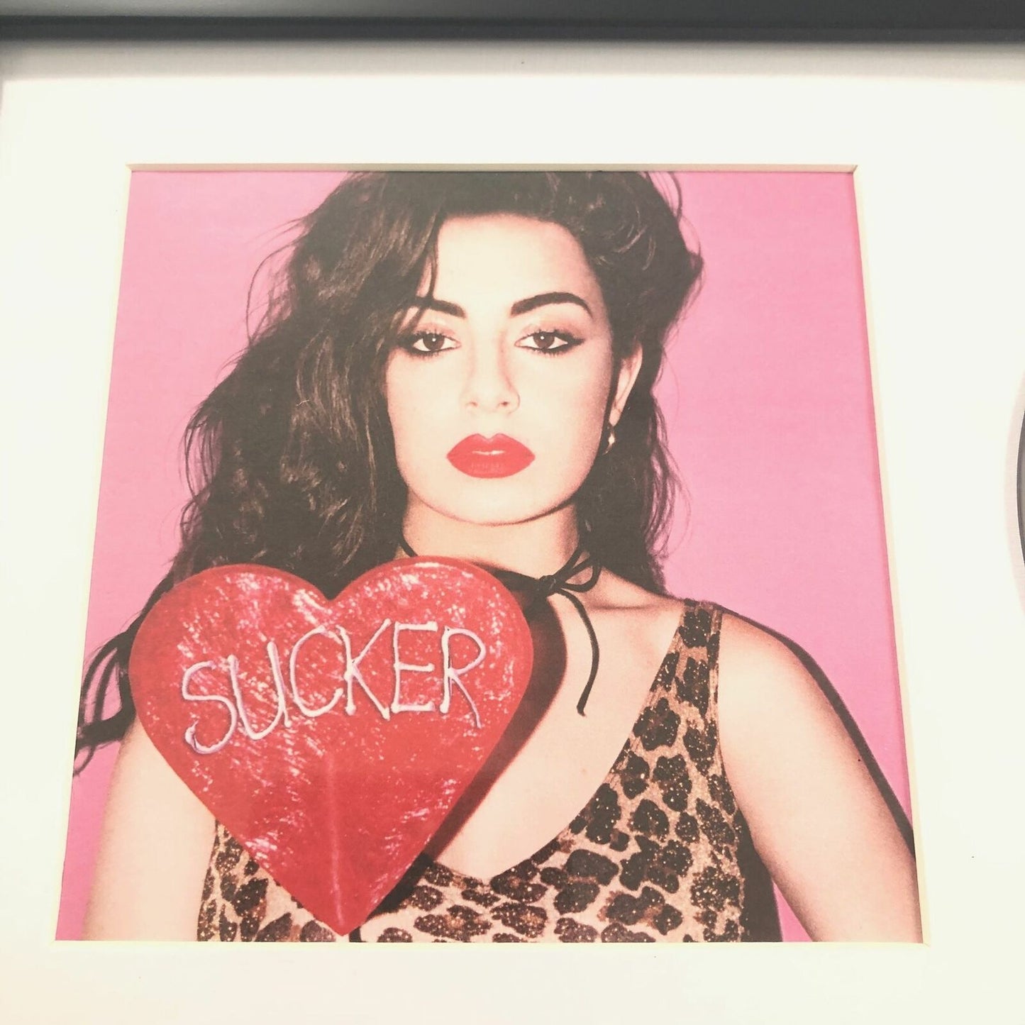 Charli XCX signed Album CD Framed PSA/DNA Autographed Sucker