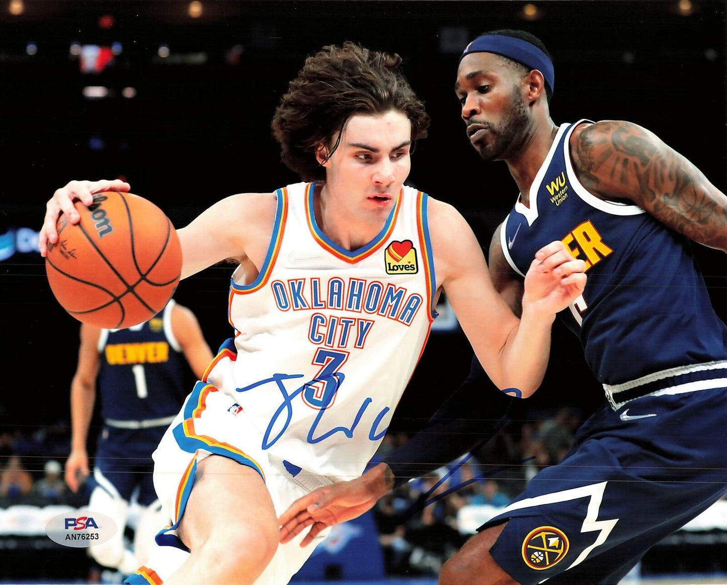 Josh Giddey signed 8x10 photo PSA/DNA Oklahoma City Thunder Autographed