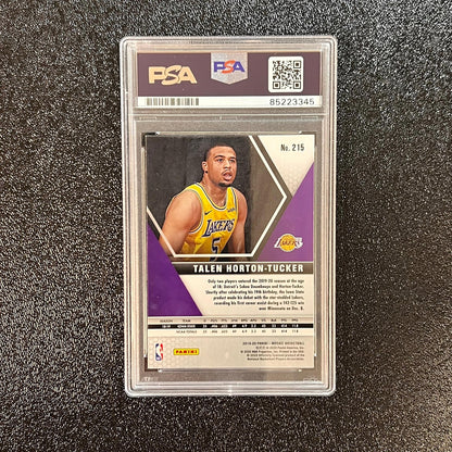 2019-2020 Panini Mosaic Rated Rookie #215 Talen Horton-Tucker Signed Card AUTO P