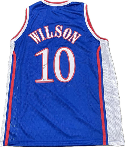 Jalen Wilson Signed Jersey PSA Kansas Jayhawks Autographed
