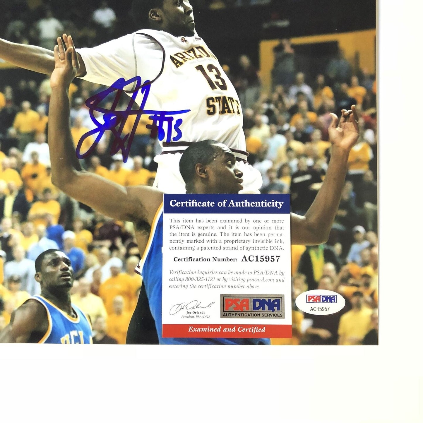 James Harden signed 8x10 photo PSA/DNA Houston Rockets Autographed Arizona Sun D