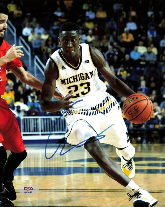 Caris LeVert Signed 8x10 Photo PSA/DNA Michigan Wolverines Autographed